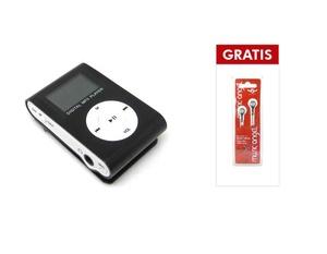 Music Angel MP3 Player - Black + Free Earphone