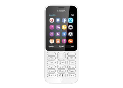 Nokia 222 Dual Sim - 16 MB - Putih