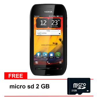 Nokia 603 - Hitam + Gratis MMC 2 GB  