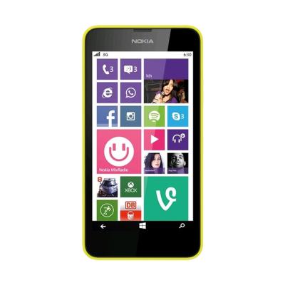 Nokia Lumia 630 Kuning Smartphone [Dual SIM]