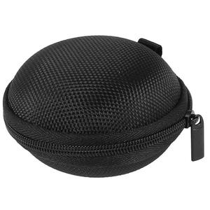 Nylon Round Shape Storage Earphones Case Carrying Bag