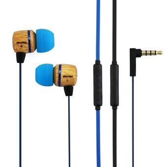 OEM Awei-ES16Hi Earphone with Microphone Blue  