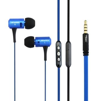 OEM Awei-TS130Vi Earphone with Microphone Blue  