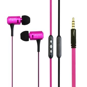 OEM Awei-TS130Vi Earphone with Microphone Magenta  