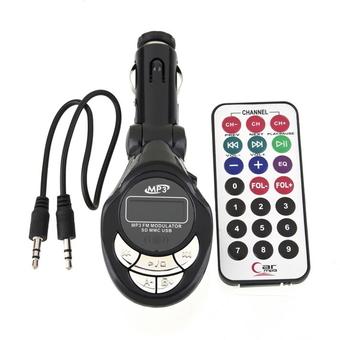 OH 4in1 Car MP3 Player Wireless FM Transmitter Modulator USB SD CD MMC Remote  