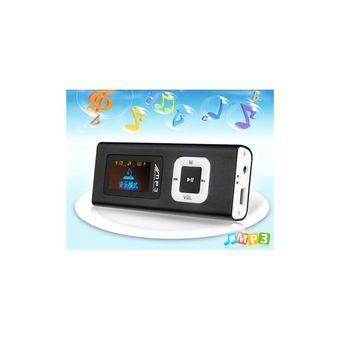 OLED 128x64 Screen MP3 Player with TF Card Reader Black  