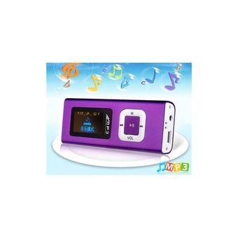 OLED 128x64 Screen MP3 Player with TF Card Reader Purple  