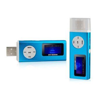 OLED Screen MP3 Player with TF Card Reader Blue  