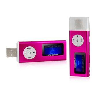 OLED Screen MP3 Player with TF Card Reader Red  