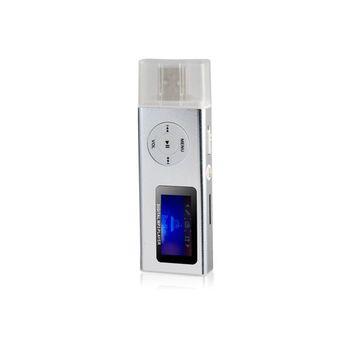 OLED Screen MP3 Player with TF Card Reader Silver  