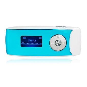 OLED Screen Strip Shaped Mini MP3 Player with Card Reader Blue  