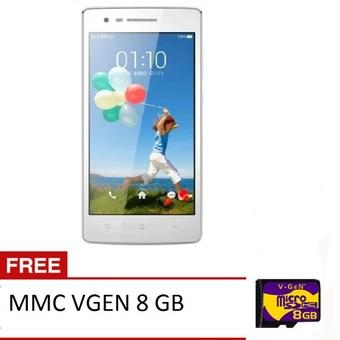 Oppo Mirror 3 R3001 - (AI) 8GB - Putih + Gratis MMC Vgen 8 GB  