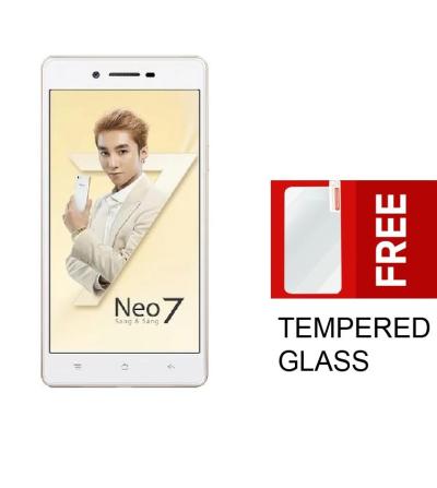 Oppo Neo 7 A33W - 16GB - Putih + Bonus Tempered Glass