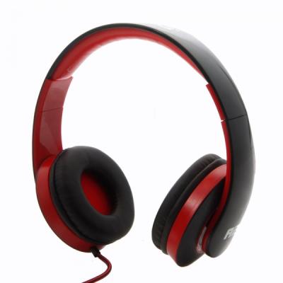 Ovleng A2 3.5mm Stereo Headphones Headset - Black Red