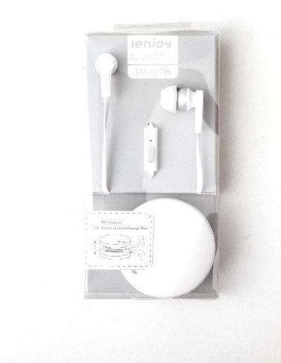 Paroparoshop Earphone Enjoy - White