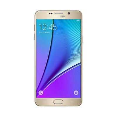 Permata Belanja -Samsung Galaxy Note 5 Gold Smartphone