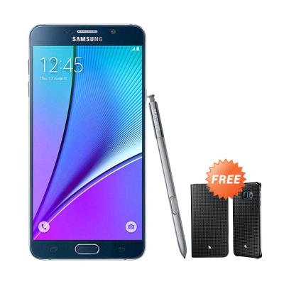 Permata Belanja - Samsung Galaxy Note 5 Smartphone - Black + Free Montblanc Extreme Casing