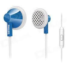 Philips Earphone With Mic She 2105 Bl - BLue