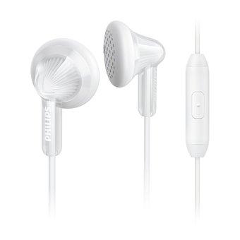 Philips Earphone with Microphone SHE3015 WT - Putih  