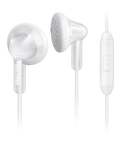 Philips Earphone with Microphone SHE3015 WT - Putih