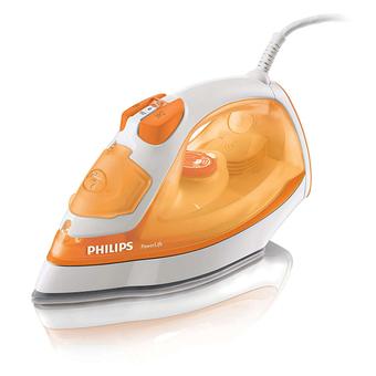 Philips PowerLife Steam Iron with SteamGlide Soleplate GC2960/50 - Oranye  