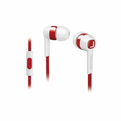 Philips SHE 7055 EN-Putih Merah