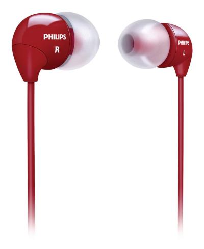 Philips SHE3590 In-Ear Headphone - Merah