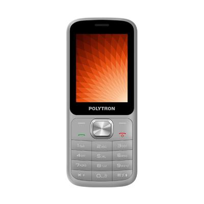 Polytron Candybar C246 Silver Handphone