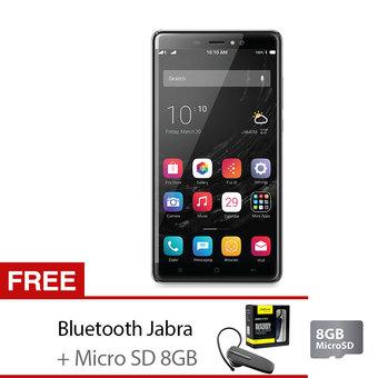 Polytron Zap6 4G551 - Abu-Abu + Gratis Bluetooth Jabra + Micro SD 8 GB  