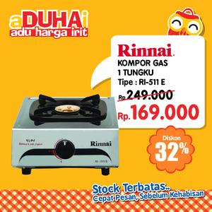 RINAI KOMPOR GAS 1 TUNGKU RI-511 E