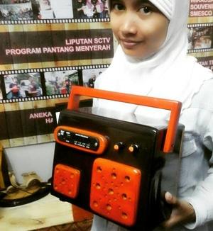 Radio kayu type Retro classic