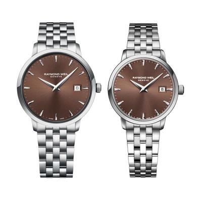 Raymond Weil Couple 5488/5988-ST-70001 Toccata Brown Jam Tangan