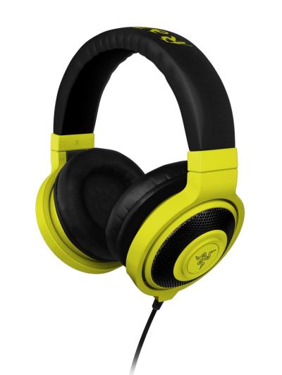 Razer Headset Kraken Neon Series - Yellow + Free Razer Mousepad Goliathus Control Small