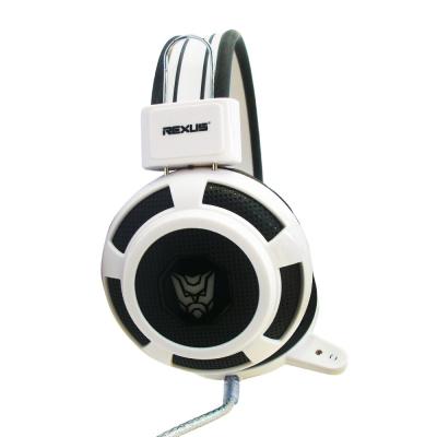 Rexus F15 Headphone Gaming Multimedia Plus Mic - Putih