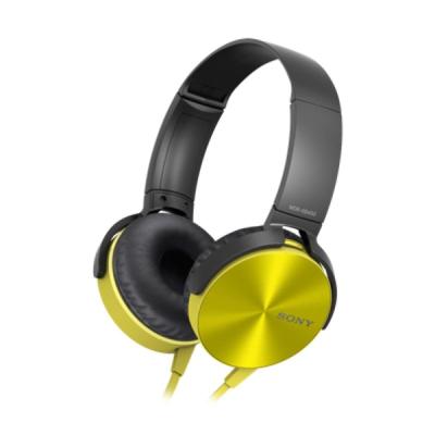 SONY XB450AP Extra Bass Yellow Headphone