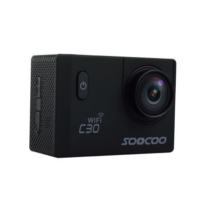 SOOCOO C30 Wifi Ultra HD 170/120/90 Angle Waterproof Outdoor Sports Action Camera - Black