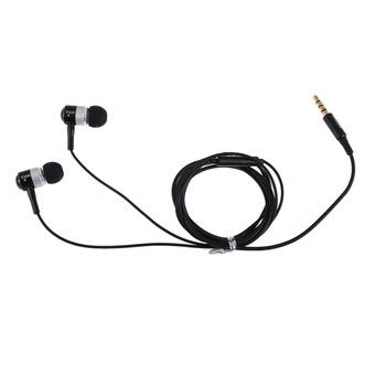 SY-137 In-Ear Noise Isolation Headphones with Mic (Black) (Intl)  