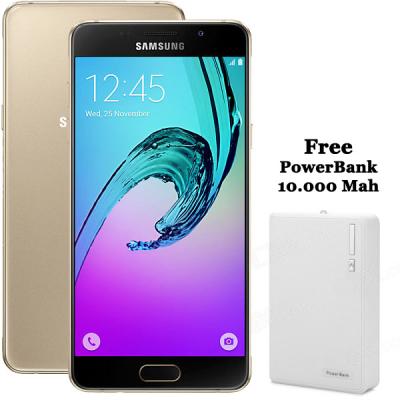 Samsung Galaxy A5 2016 New Series Smartphone - Gold + Free Powerbank [10.000 mAh]