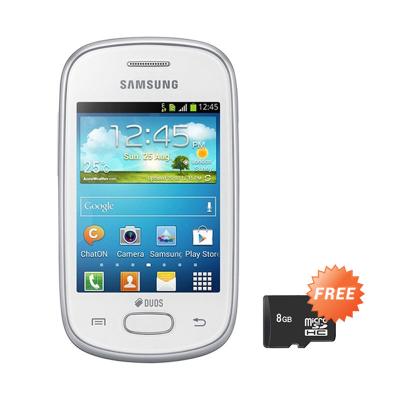 Samsung Galaxy Star GT-S5282 White Smartphone + MicroSD 8 GB