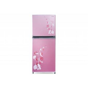 Sharp Kulkas 2 Pintu - SJ-315MD-FP - 272 Liter - Pink  