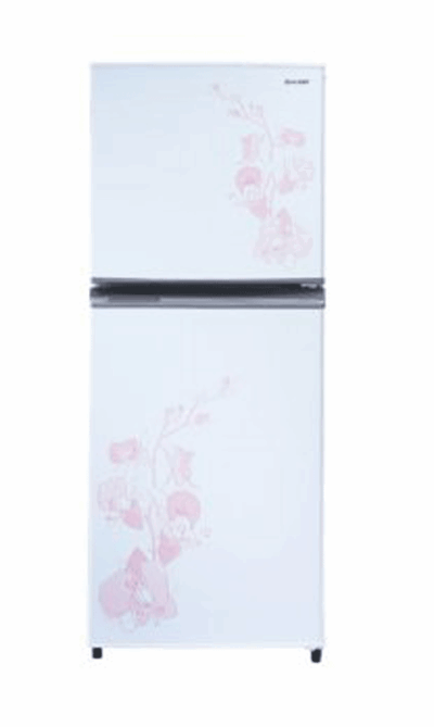 Sharp New Kirei Kulkas / Lemari Es / Refrigerator 2 Pintu SJ-235MD-FW - 215L - Putih