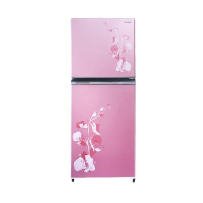 Sharp New Kirei SJ-315MD-FP 270L Pink Kulkas [2 Pintu]