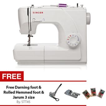 Singer 1507 + Gratis Darning Foot + Rolled Hemmed Foot + Jarum 3 Size Mesin Jahit Portable Murah  