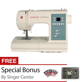 Singer 7465 Confidence Series - Mesin Jahit Digital + Gratis Sewing Accessories  