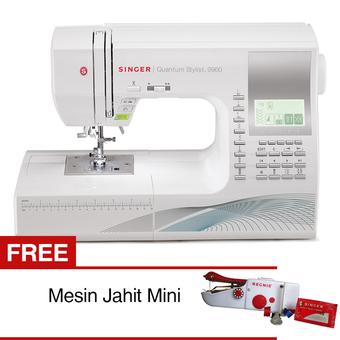 Singer Stylist 9960 + Gratis Mesin Jahit Mini Plus Training dirumah sampai Bisa  