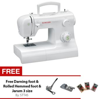 Singer Tradition 2273 + Gratis Darning Foot + Rolled Hemmed Foot + Jarum 3 Size Mesin Jahit Portable Multifungsi  