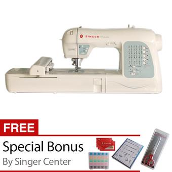 Singer XL400 Futura - Mesin Jahit dan Bordir Komputer + Sewing Accessories dari Singer Center  