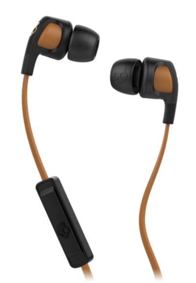 Skullcandy Smokin Buds 2 With Mic 1 - Hitam/Tan