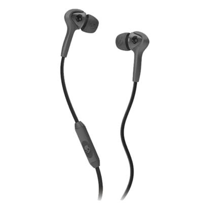 Skullcandy Smokin Buds In Ear With Mic - Abu-abu/Hitam