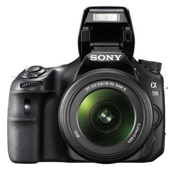 Sony Alpha DSLR A58 Kit 18-55mm + 55-200mm SAM Lenses - SLT-A58Y  